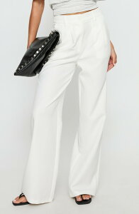 �v�����Z�X�|���[ ���f�B�[�X �{�g���X ���M���X �v���[�c �p���c Princess Polly Archer Pleated Pants WHITE �z���C�g