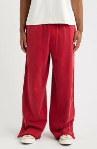 �G���E�b�h �����Y �{�g���X �J�W���A���p���c �X�E�F�b�g�p���c Elwood Split Hem Sweatpants RED ���b�h