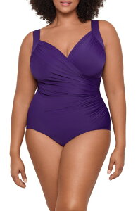 �~���N���X�[�c ���f�B�[�X �g�b�v�X �����s�[�X �v���X�T�C�Y Miraclesuit Sanibel Underwire One-Piece Swimsuit (Plus) MULBERRY