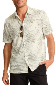 �g�b�~�[�o�n�} �����Y �g�b�v�X �V���c Tommy Bahama Costa Wave Palm Rays Camp Shirt COCONUT