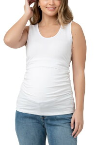 ���C�v�}�^�j�e�B ���f�B�[�X �g�b�v�X �V���c Ripe Maternity Organic Nursing Tank (Maternity) White �z���C�g