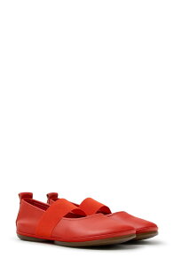 �J���y�[�� ���f�B�[�X �V���[�Y �p���v�X Camperight Nina Mary Jane Flat (Women) BRIGHT RED ���b�h