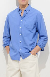 �A���b�N�X�~�� �����Y �g�b�v�X �V���c �_�E�� Alex Mill Standard Button-Down Shirt Provence Blue �u���[