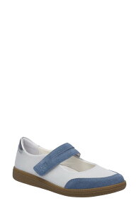 �W���Z�t�Z�C�x�� ���f�B�[�X �V���[�Y �X�j�[�J�[ Josef Seibel Jolene Mixed Media Mary Jane Sneaker Slate Blue Suede �X���[�g