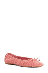 �f���[�������h�� ���f�B�[�X �V���[�Y �p���v�X ���U�[ Dune London Heat Leather Ballet Flat Red ���b�h