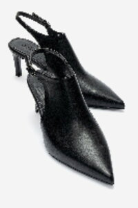 �v�����[�O�V���[�Y ���f�B�[�X �p���v�X Prologue Shoes Vosalie Slingback Stiletto Pump Black �u���b�N