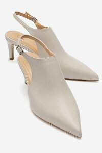 �v�����[�O�V���[�Y ���f�B�[�X �p���v�X Prologue Shoes Vosalie Slingback Stiletto Pump Ecru �G�N����