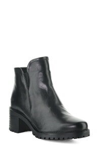 �{�X�A���h�R�[ ���f�B�[�X �V���[�Y �u�[�c�E���C���u�[�c Bos. & Co. Inara Bootie (Women) BLACK FEELEATHER �u���b�N