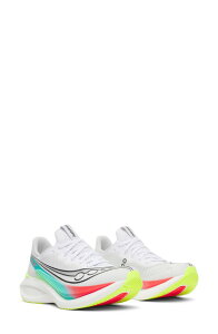 �T�b�J�j�[ ���f�B�[�X �V���[�Y �X�j�[�J�[ Saucony Endorphin Pro 5 Racing Shoe (Women) WHITE/ MULTI �z���C�g