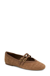 ���C�X ���f�B�[�X �V���[�Y �p���v�X Reiss Eliza Mary Jane Flat (Women) TAN �^��