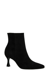 �|�[���E�O���[�� ���f�B�[�X �V���[�Y �u�[�c�E���C���u�[�c ���U�[ Paul Green Freeda Leather Bootie (Women) BLACK SUEDE �u���b�N