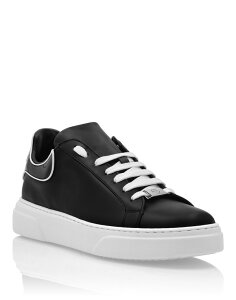 �t�B���b�v�v���C�� ���f�B�[�X �V���[�Y �X�j�[�J�[ �R���g���X�g PHILIPPLEIN Big Bang Runner Contrast Unisex (Unisex) black/white �z���C�g