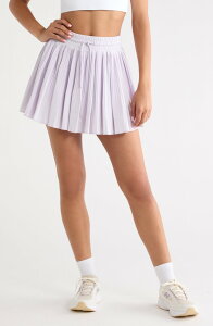 �[�� ���f�B�[�X �{�g���X�J�[�g �v���[�c Zella Pleatedrawstring Skirt PURPLE HUSH �p�[�v��