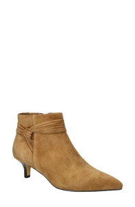 �x�����B�[�^ ���f�B�[�X �V���[�Y �u�[�c�E���C���u�[�c Bella Vita Jani Pointed Toe Bootie Cognac Kidsuede Leather