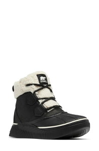 �\���� ���f�B�[�X �V���[�Y �u�[�c�E���C���u�[�c SOREL Out N About IV Chillz Waterproof Duck Boot Black/ Chalk �`���[�N