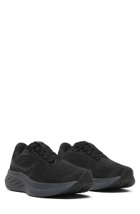 �T�b�J�j�[ �����Y �V���[�Y �X�j�[�J�[ Saucony Ride 18 Running Shoe Black/ Shadow �u���b�N