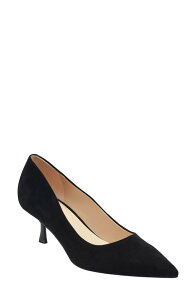 �}�[�N�E�t�B�b�V���[ ���f�B�[�X �V���[�Y �q�[�� Marc Fisher LTD Calynna Pointed Toe Kitten Heel Pump Black �u���b�N