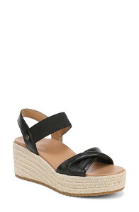 �o�C�I�j�b�N ���f�B�[�X �V���[�Y �T���_�� �v���b�g�t�H�[�� Vionic Darla Espadrille Platform Slide Sandal Black �u���b�N