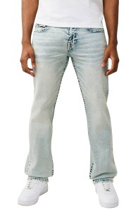 �g�D���[�����W���� �����Y �{�g���X �f�j���p���c �W�[���Y True Religion Ricky Big T Flap Straight Jeans Playmaker Faded Indigo Lt Wash �C���f�B�S