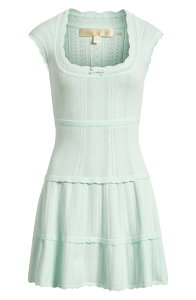 ���u�X�n�b�N�t�@���V�[ ���f�B�[�X �g�b�v�X �����s�[�X �j�b�g LoveShackFancy Laighton Pointelle Knit Dress DUSTY LAGOON