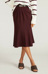 ���j�o�[�T�� �X�^���_�[�h ���f�B�[�X �{�g���X�J�[�g �v���X�T�C�Y Universal Standard Carla Ponte Skirt (Plus Regular) CHERRY RED ���b�h