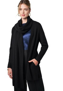 �W�F�V�J�����h�� ���f�B�[�X �A�E�^�[ �p�[�J�[�E�X�E�F�b�g �v���X�T�C�Y �R�[�g Jessica London Wrap Scarf Coatigan (Plus) BLACK �u���b�N