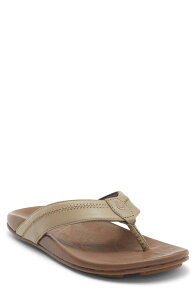 �I���J�C �����Y �V���[�Y �T���_�� OluKai Hiapo Flip Flop Clay / Mustang