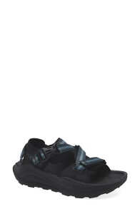 �z�J�I�l�I�l ���f�B�[�X �V���[�Y �T���_�� HOKA Infini Hike TC Sandal Black / Black �u���b�N