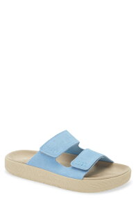 ���F�W�� �����Y �V���[�Y �T���_�� �X�G�[�h Veja Etna Suede Slide Sandal Aqualmond �A�N�A