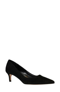 �y�����[�_ ���f�B�[�X �V���[�Y �q�[�� Pelle Modaeri Pointed Toe Kitten Heel Pump Black �u���b�N
