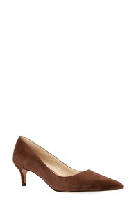 �y�����[�_ ���f�B�[�X �V���[�Y �q�[�� Pelle Modaeri Pointed Toe Kitten Heel Pump Espresso