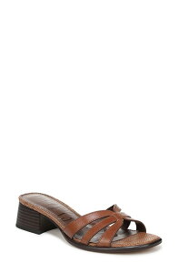 �T���G�f���}�� ���f�B�[�X �V���[�Y �q�[�� �T���_�� Sam Edelman Farrin Block Heel Sandal Cognac