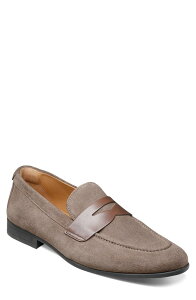 �t���[�V���C�� �����Y �V���[�Y ���[�t�@�[ Florsheimodena Moc Toe Penny Loafer Gray Suede �O���[