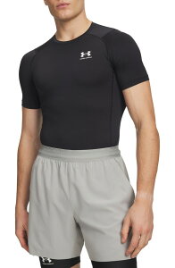�A���_�[�A�[�}�[ �����Y �g�b�v�X T�V���c Under Armour HeatGearmour Compression Performance T-Shirt 001 BLACK �u���b�N