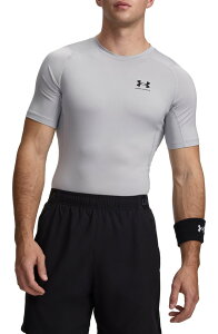 �A���_�[�A�[�}�[ �����Y �g�b�v�X T�V���c Under Armour HeatGearmour Compression Performance T-Shirt 011 MOD GRAY �O���[