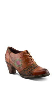 �X�v�����O�X�e�b�v ���f�B�[�X �V���[�Y �q�[�� T�V���c L'Artiste by Spring Step Hunteera Pump Camel Multi �L������