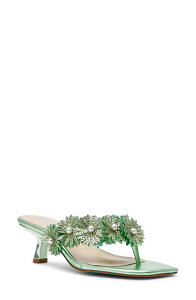 �x�b�c�B�W�����\�� ���f�B�[�X �V���[�Y �q�[�� �T���_�� Betsey Johnson Lesli Kitten Heel Sandal Mint �~���g