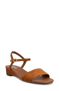 �G�R�[ ���f�B�[�X �V���[�Y �q�[�� �T���_�� �A���N�� ECCO Astrid Ankle Strap Wedge Sandal Mink �~���N