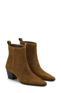 �}���S ���f�B�[�X �V���[�Y �u�[�c�E���C���u�[�c �A���N�� ���U�[ MANGO Hielo1 Leather Ankle Boot (Women) TOBACCO BROWN �u���E��