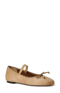 �A�N�A�^���A ���f�B�[�X �V���[�Y �p���v�X Aquatalia Carmella Waterproof Mary Jane Flat (Women) CARAMEL HAIRCALF