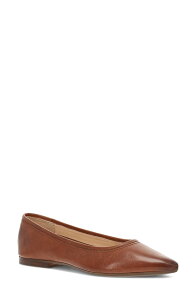 �t���C ���f�B�[�X �V���[�Y �p���v�X Frye Heather Pointed Toe Flat Cinnamon �w�U�[