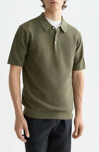 �X�R�b�`�A���h�\�[�_ �����Y �g�b�v�X �|���V���c �R�b�g�� �j�b�g Scotch & Soda Structured Knit Cotton Pololive Night �I���[�u