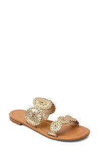 �W���b�N���W���[�X ���f�B�[�X �V���[�Y �T���_�� Jack Rogers Lauren II Sandal Platinum