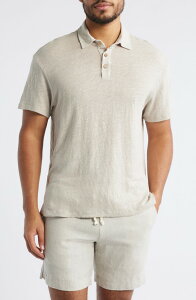 �A���b�N�X�N���[�� �����Y �g�b�v�X �|���V���c ���l�� ALEX CRANE Linen Polo Bone