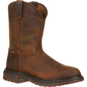 ���b�L�[ �����Y �V���[�Y �u�[�c�E���C���u�[�c Rocky Ride Roper Western Bootrail Brown �u���E��