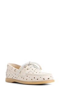 �X�y���[ ���f�B�[�X �V���[�Y �X���b�|���E���[�t�@�[ �h�J Sperry Authentic Original 2-Eyembroidered Boat Shoe Cream �N���[��