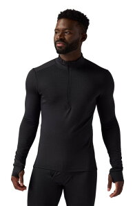 �o�b�N�J���g���[ �����Y �g�b�v�X �V���c Backcountry Pines Micrrid Ultra-Lt Baselayer 1/4-Zip Top - Men's Black �u���b�N