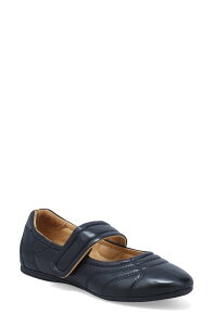 �~�Y���[�Y ���f�B�[�X �V���[�Y �p���v�X ���U�[ Miz Mooz Karin Leather Mary Jane Flat (Women) BLACK �u���b�N