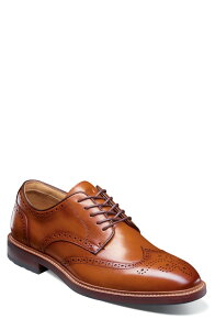 �t���[�V���C�� �����Y �V���[�Y �E�B���O�`�b�v Florsheim Anthem Wingtip Blucher Saddle Tan �^��