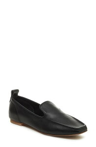 �P���V�[�_�b�K�[ ���f�B�[�X �V���[�Y �X���b�|���E���[�t�@�[ Kelsi Dagger Brooklyn Finley Square Toe Flat Black �u���b�N